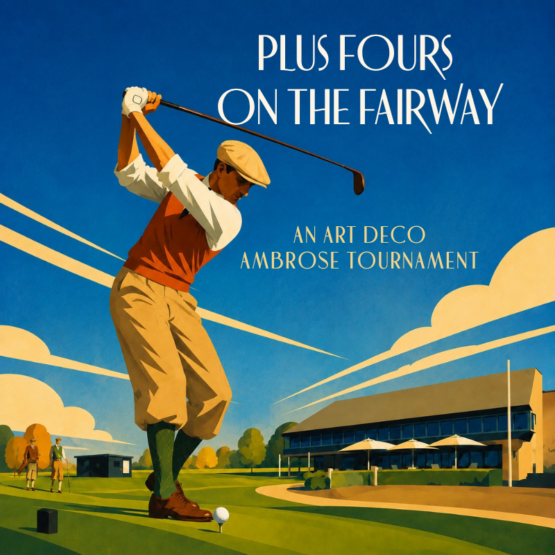 Art Deco at Napier Golf Club. Plus Fours on the Fairway, Art Deco 2027 